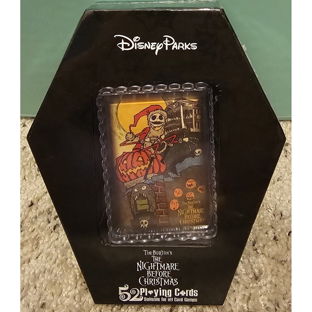 Disney Parks Tim Burton's The Nightmare Before Christmas 52 Playing Cards